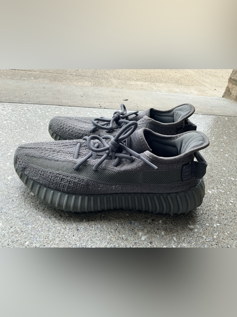 Yeezy Boost 350 V2 Triple Dark Gray Knit Sneakers